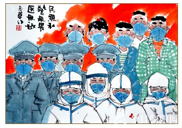 【今日朝阳网】吕志华抗击疫情漫画(一)