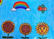 《少儿美术绘画公益课》第六课 彩虹的画法（丁方圆）