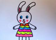 《少儿美术绘画公益课》第八课 小白兔的画法（丁方圆）